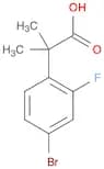 2-(4-Bromo-2-fluorophenyl)-2-methylpropanoic acid