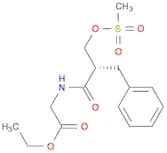 (S)-Ethyl 2-(2-benzyl-3-((methylsulfonyl)oxy)propanamido)acetate