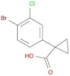 1-(4-Bromo-3-chlorophenyl)cyclopropane-1-carboxylic acid