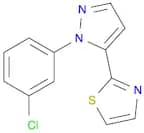 2-(1-(3-Chlorophenyl)-1H-pyrazol-5-yl)thiazole