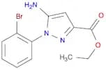 1H-Pyrazole-3-carboxylic acid, 5-amino-1-(2-bromophenyl)-, ethyl ester