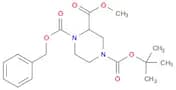 4-N-Boc-1-n-cbz-piperazine-2-carboxylic acid methyl ester
