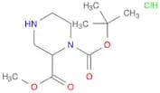 1-tert-Butyl 2-methyl piperazine-1,2-dicarboxylate hydrochloride