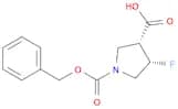 Cis-1-(benzyloxycarbonyl)-4-fluoropyrrolidine-3-carboxylic acid