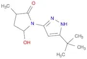 2-Pyrrolidinone, 1-[5-(1,1-dimethylethyl)-1H-pyrazol-3-yl]-5-hydroxy-3-methyl-