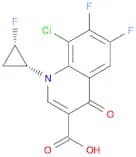 3-Quinolinecarboxylic acid, 8-chloro-6,7-difluoro-1-[(1R,2S)-2-fluorocyclopropyl]-1,4-dihydro-4-ox…