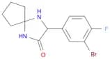 3-(3-Bromo-4-fluorophenyl)-1,4-diazaspiro[4.4]nonan-2-one