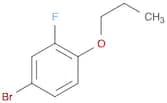 Benzene, 4-bromo-2-fluoro-1-propoxy-
