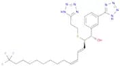 Benzenemethanol, 3-(1H-tetrazol-5-yl)-α-[(1R,2E,4Z)-14,14,14-trifluoro-1-[[2-(1H-tetrazol-5-yl)eth…