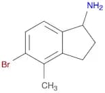 5-Bromo-4-methyl-2,3-dihydro-1H-inden-1-amine