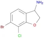 6-Bromo-7-chloro-2,3-dihydrobenzofuran-3-amine