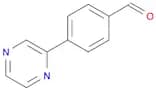 Benzaldehyde, 4-(2-pyrazinyl)-