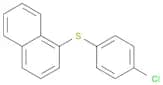 1-[(4-chlorophenyl)sulfanyl]naphthalene