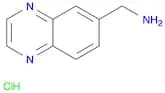 6-Quinoxalinemethanamine, hydrochloride (1:1)