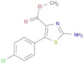 methyl 2-amino-5-(4-chlorophenyl)-1,3-thiazole-4-carboxylate
