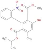 [1,1'-Biphenyl]-2,6-dicarboxylic acid, 3-hydroxy-5-methyl-2'-nitro-, 2-methyl 6-(1-methylethyl) es…