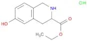 3-isoquinolinecarboxylic acid, 1,2,3,4-tetrahydro-6-hydroxy-, ethyl ester, hydrochloride (1:1)