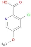 2-Pyridinecarboxylic acid, 3-chloro-5-methoxy-