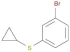 1-Bromo-3-cyclopropylthiobenzene