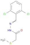 Acetic acid, 2-(methylthio)-, 2-[(2,6-dichlorophenyl)methylene]hydrazide