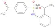 4-Acetyl-N-(2-isopropylphenyl)benzenesulfonamide