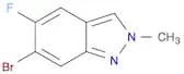 2H-Indazole, 6-bromo-5-fluoro-2-methyl-