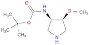 cis-3-(boc-amino)-4-methoxypyrrolidine