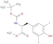 L-Tyrosine, N-[(1,1-dimethylethoxy)carbonyl]-3,5-diiodo-, methyl ester