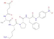L-Phenylalaninamide, N-(3-carboxy-1-oxopropyl)-L-alanyl-L-lysyl-L-prolyl-N-(4-nitrophenyl)- (9CI)