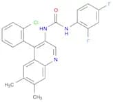 Urea, N-[4-(2-chlorophenyl)-6,7-dimethyl-3-quinolinyl]-N'-(2,4-difluorophenyl)-
