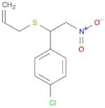 Benzene, 1-chloro-4-[2-nitro-1-(2-propen-1-ylthio)ethyl]-