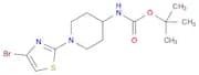 tert-butyl N-[1-(4-bromo-1,3-thiazol-2-yl)piperidin-4-yl]carbamate