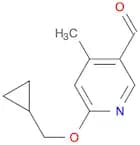 6-(Cyclopropylmethoxy)-4-methylnicotinaldehyde