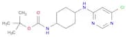 tert-Butyl (4-((6-chloropyrimidin-4-yl)amino)cyclohexyl)carbamate