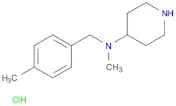 N-Methyl-N-(4-methylbenzyl)piperidin-4-amine hydrochloride