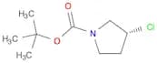 1-Pyrrolidinecarboxylic acid, 3-chloro-, 1,1-dimethylethyl ester, (3R)-