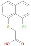 Acetic acid, 2-[(8-chloro-1-naphthalenyl)thio]-