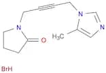 2-Pyrrolidinone, 1-[4-(5-methyl-1H-imidazol-1-yl)-2-butyn-1-yl]-, hydrobromide (1:1)