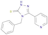 4-Benzyl-5-(pyridin-3-yl)-4H-1,2,4-triazole-3-thiol