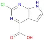 7H-Pyrrolo[2,3-d]pyrimidine-4-carboxylic acid, 2-chloro-