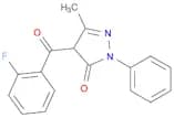 3H-Pyrazol-3-one, 4-(2-fluorobenzoyl)-2,4-dihydro-5-methyl-2-phenyl-