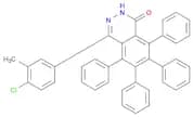 1(2H)-Phthalazinone, 4-(4-chloro-3-methylphenyl)-5,6,7,8-tetraphenyl-