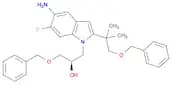 1H-Indole-1-ethanol, 5-amino-2-[1,1-dimethyl-2-(phenylmethoxy)ethyl]-6-fluoro-α-[(phenylmethoxy)me…