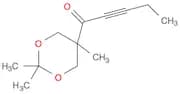 2-Pentyn-1-one, 1-(2,2,5-trimethyl-1,3-dioxan-5-yl)-