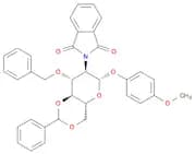 4-Methoxyphenyl 3-o-benzyl-4,6-o-benzylidene-2-deoxy-2-phthalimido-β-d-glucopyranoside