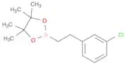 2-(3-Chlorophenethyl)-4,4,5,5-tetramethyl-1,3,2-dioxaborolane