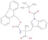L-Tryptophan, 1-[(1,1-dimethylethoxy)carbonyl]-N-[(9H-fluoren-9-ylmethoxy)carbonyl]-α-methyl-