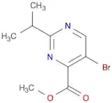 4-Pyrimidinecarboxylic acid, 5-bromo-2-(1-methylethyl)-, methyl ester