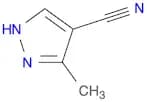 1H-Pyrazole-4-carbonitrile, 3-methyl-