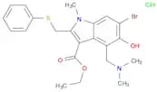 1H-Indole-3-carboxylic acid, 6-bromo-4-[(dimethylamino)methyl]-5-hydroxy-1-methyl-2-[(phenylthio)m…